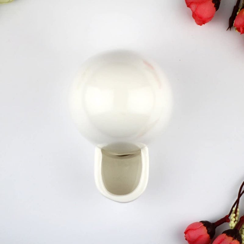Dahey Drinking Water Feeder Ceramics Slient Bottle Waterer Automatic Small Pets for Hamster Hedgehog Chinchilla Ferret Small Guinea Pig, White, 8Oz - Image 5